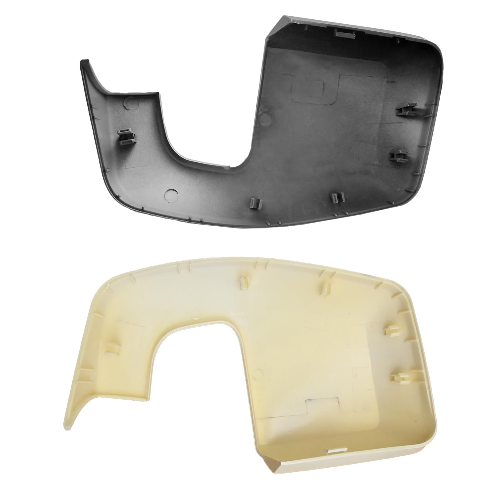 2 pezzi 2064129 bianco sinistro e destro coperture per specchietti retrovisori, ricambio per Ford Transit Custom 2012-Onwards Tourneo Custom dal 2012 in poi, sostituisce 1809085 1809084