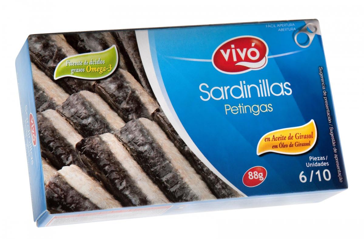 LEBENDE SARDINEN IN SONNENBLUMENÖL DOSE 12x88G