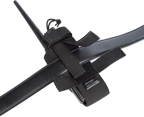 Miniatura 6 de LUITON Tactical Molle - Bolsa de radio resistente para walkie talkies bidireccionales, compatible con bolsaspaquetesbolsas (negro)