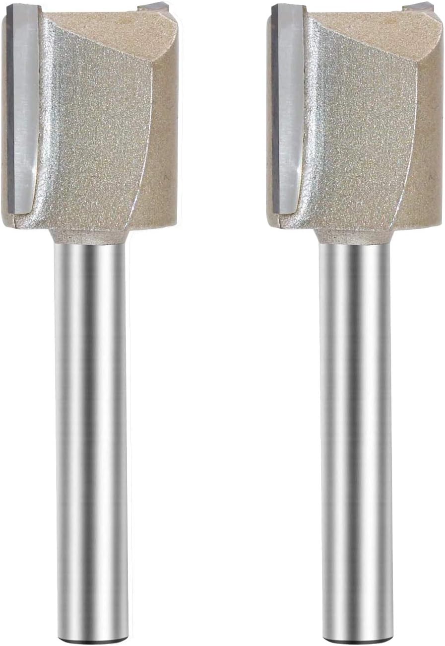 1/4inch Shank, 3/4inch Cutting Dia, 2Flute Straight Router Bit