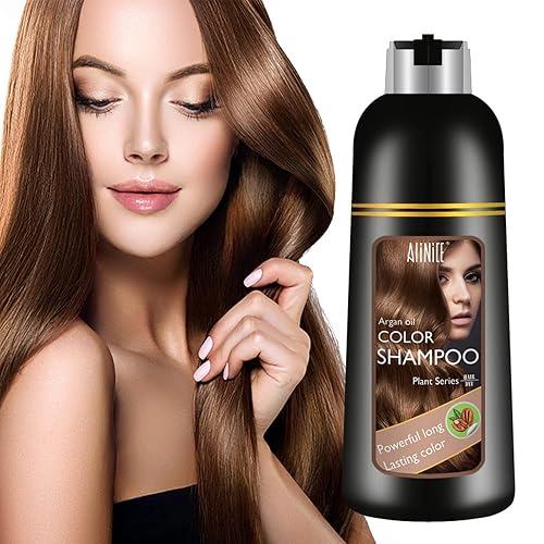 Miniatura 8 de ALINICE Champú de color para cabello gris - Champú de color enriquecido Fórmula de tinte para el cabello - Champú y acondicionador de tinte para el