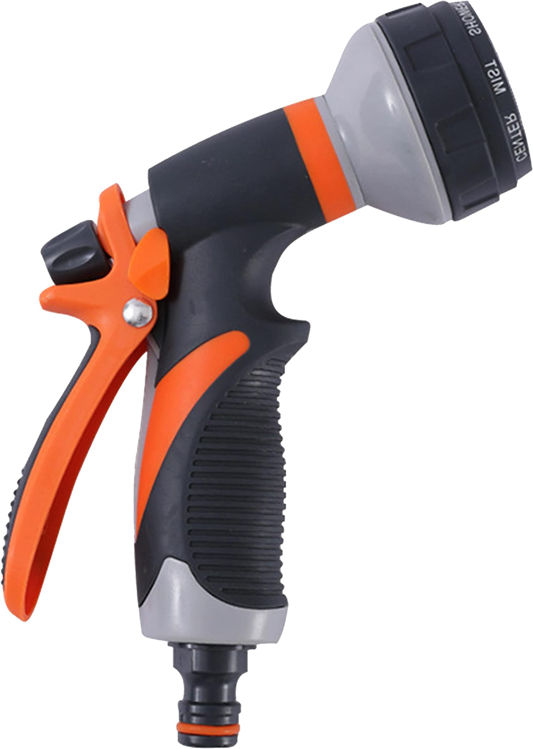 NIKAVI Garden Hose Nozzle, Water Hose Nozzle Spray, Heavy Duty Water Spray Gun High Pressure Washer Sprayer with 8 Patterns, Suitable for Watering Garden, Cleaning, Showering Pet and Washing Cars