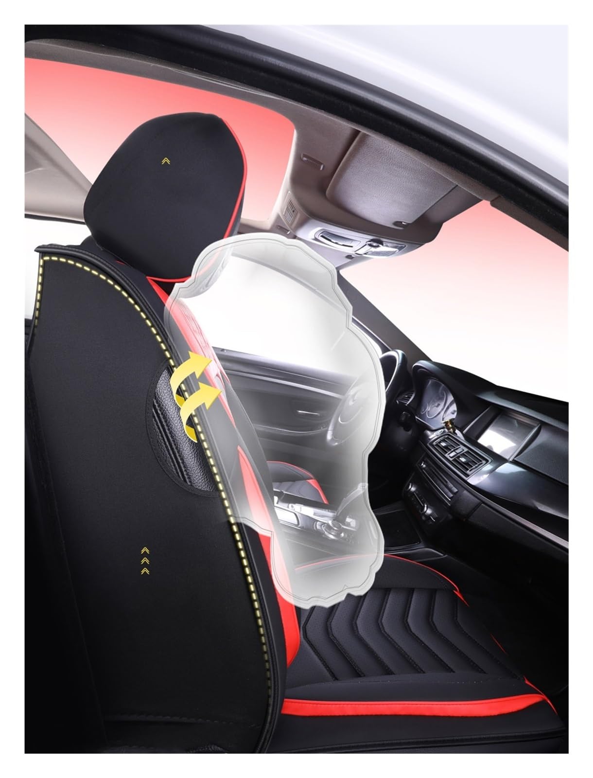 Lot De 2 Coussins De Siège Auto Pour Suzuki Ignis 2016-2023 - Respirants, Antidérapants, Protection Confort - 8