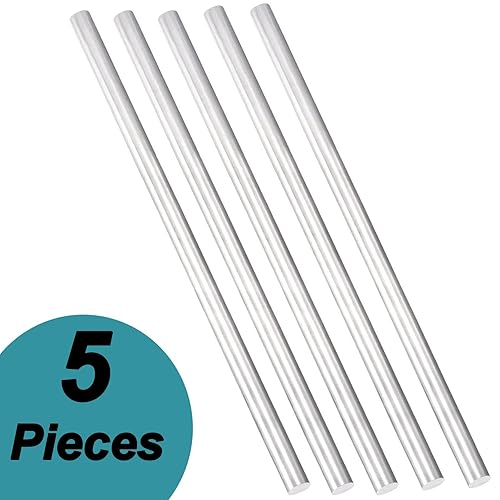 Miniatura 4 de 5 piezas 12 "aluminio 6061 redondo varilla 12" largo sólido T6511 torno extruido stock