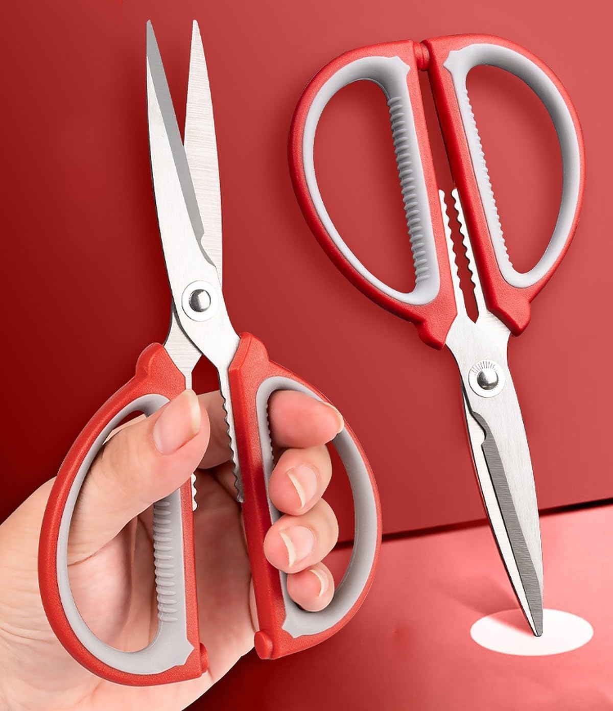 Wolpin Multi-Purpose Kitchen Scissors – 17cm Stainless Steel Shears With Bottle Opener & Nutcracker - View #6