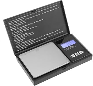 Hoosiwee Digital Pocket Scales,100g 0.01g, Protable Kitchen Weighing Scale, Coffee Scales, Tare Function, For Gold, Jewellery, Food, Coffee, Herbs, Powder (Batteries Included)