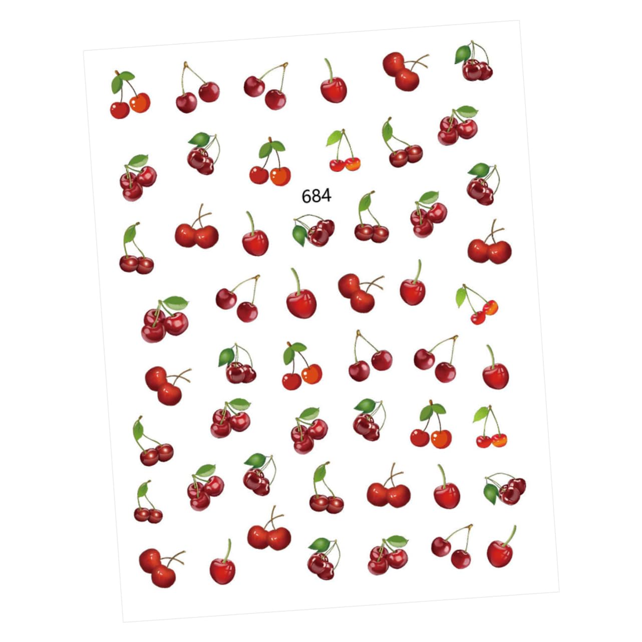 3 Set Adesivi Per Unghie Design Frutta Decorazioni Per Manicure Facili Applicare Per Feste E Speciali 12 Fogli*3