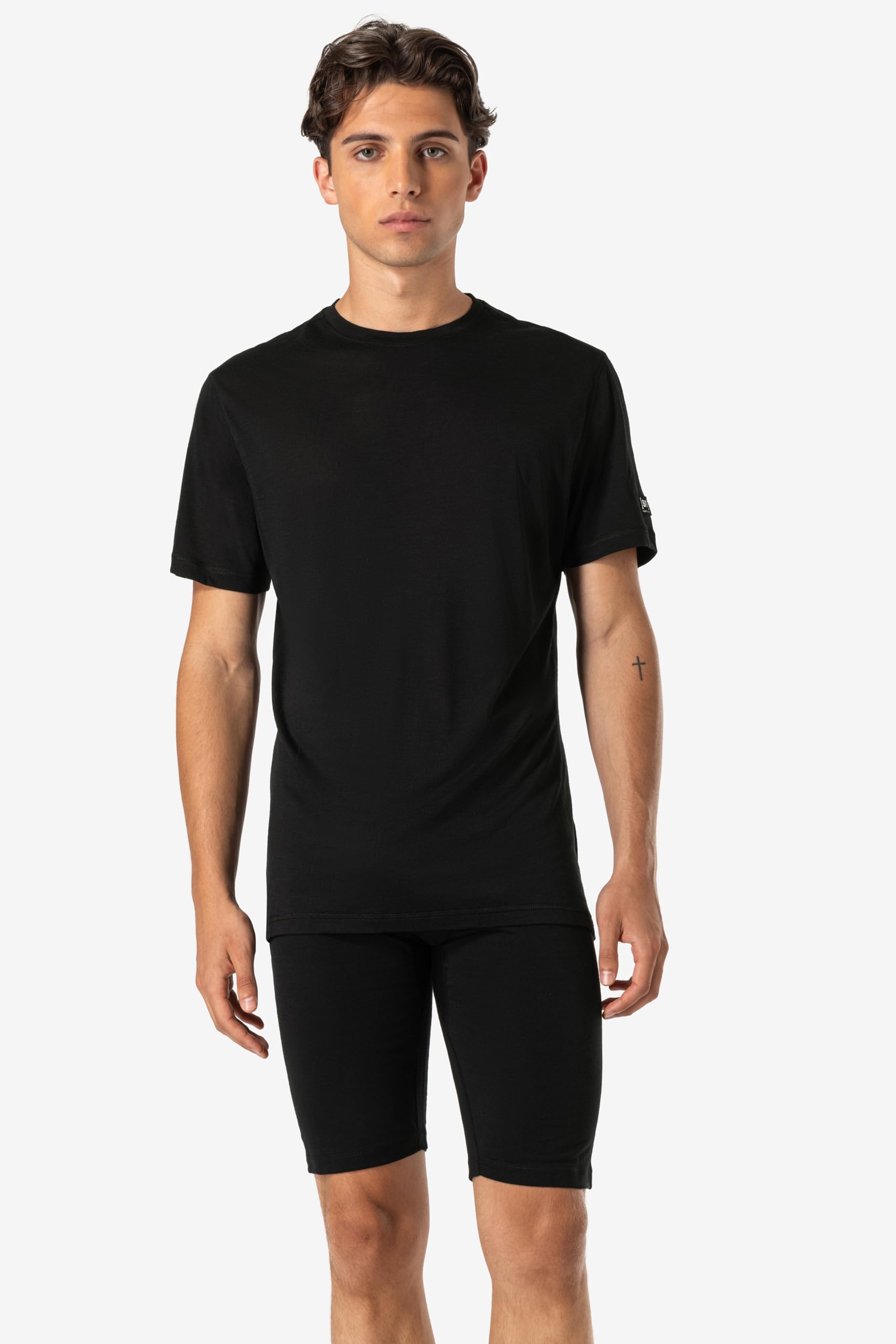 super.Natural M SIERRA140 Tee Merino Shirt Herren Kurzarm - Geruchs- und feuchtigkeitsabweisendes T-Shirt, Sommer Funktionswäsche für Sport & Alltag