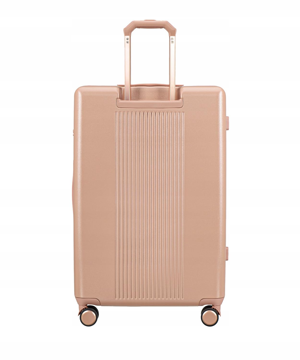 PUCCINI Walizka Podróżna, Twarda, Różowa, Poliwęglan, Duża 85L, 4 Kółka 360°, Zamek TSA, 74x49x28,5 cm