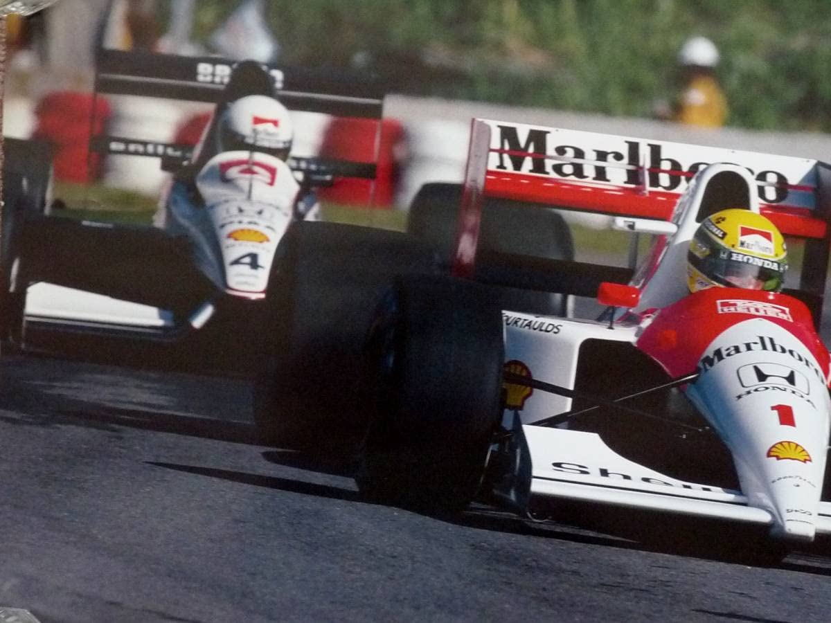 【ホンダF1】 タペストリー 1991年 セナ・ベルガー Amazon.co.jp: ホンダ製ポスター ホンダF1 1991年 マルボロ