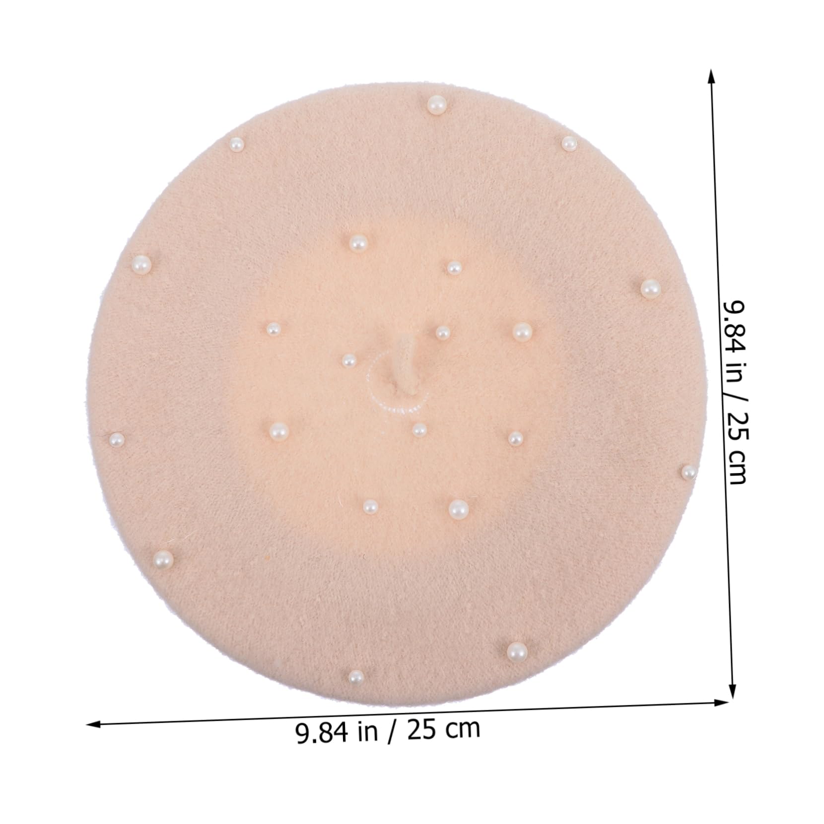 BESPORTBLE Boys and Girls's Beret Hat Girl Outdoor Activity Cap Stylish Comfortable 50-52cm Fit Beige