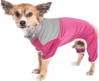 Pet Life Active Embarker Full Body Warm Up Pink Dog Sweaters, Medium