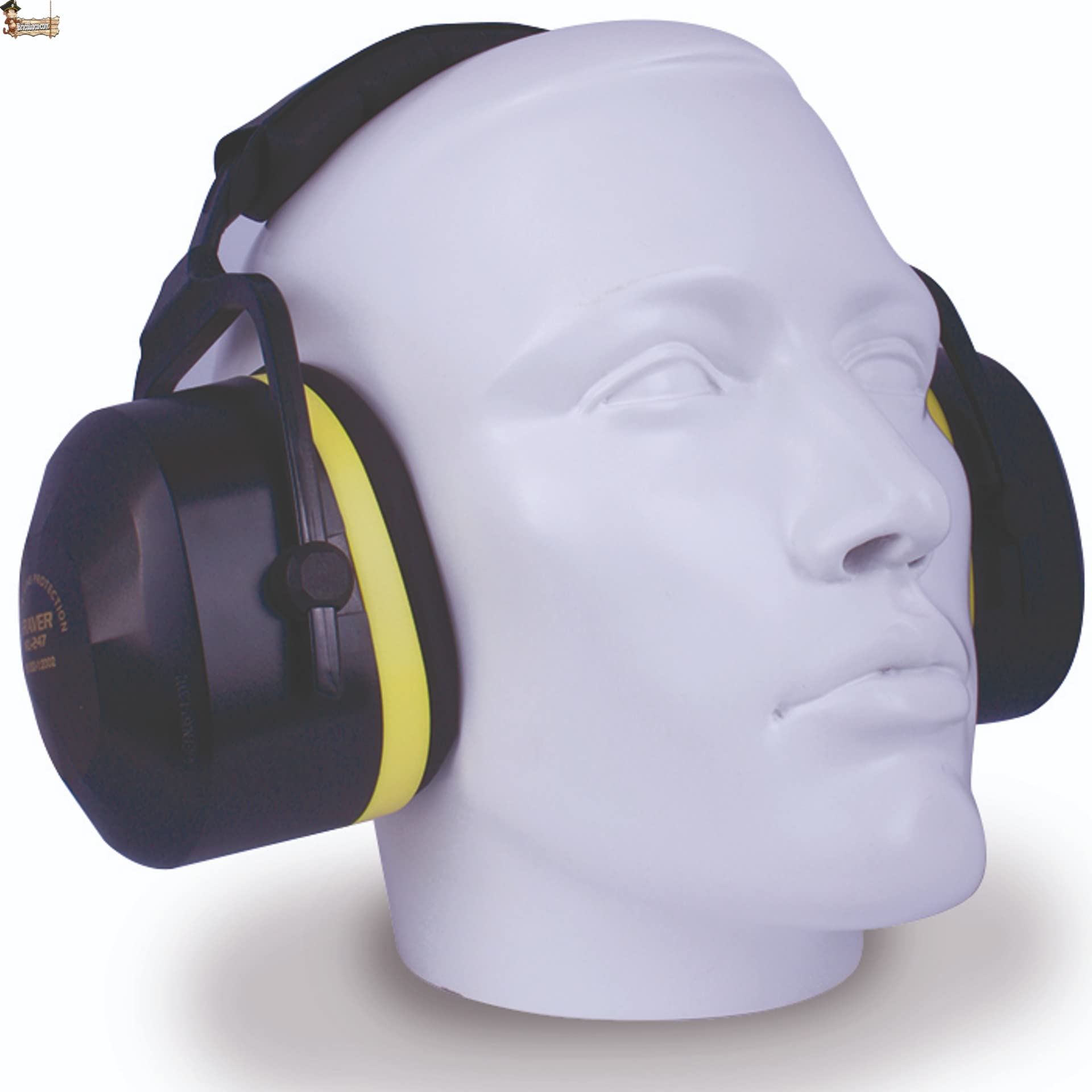 BricoLoco.com Cascos antiruido. 3 UDS. Protector auditivo. Aislantes del ruido. Orejeras insonorización y protección contra el ruido. Para trabajo, obra, estudiar. Alta atenuación. (3)