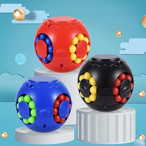 Miniatura 3 de Cubo mágico de frijoles giratorios Fidget Puzzle Juguetes Pelota Anti Estrés Juegos de IQ Educativo Sensorial Regalo de Pascua para niños, niñas,