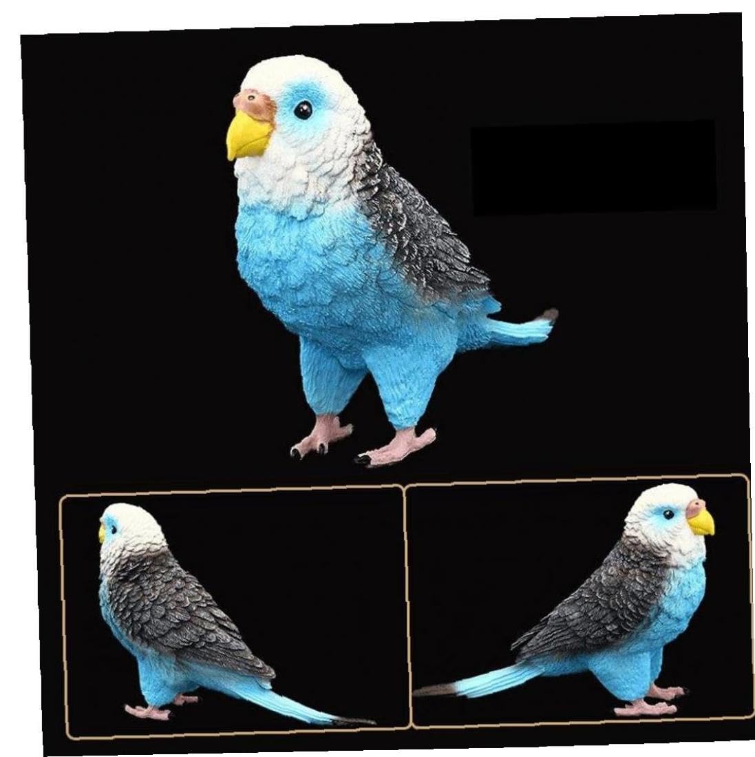 Amazon.co.jp: 人工鳥の彫像オウムの模型 生き生きとした動物の彫像 