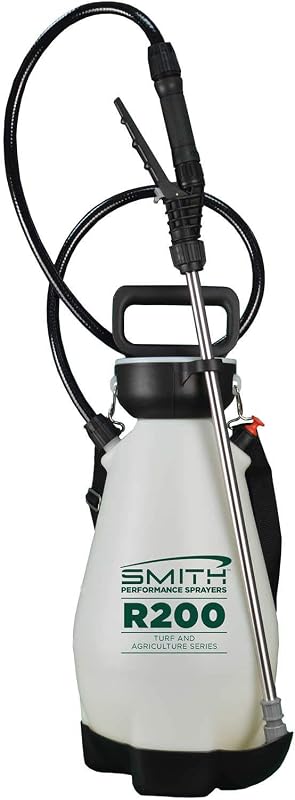 Smith Performance Sprayers R200 Pulverizador de compresión de 2 galones para profesionales que aplican herbicidas, insecticidas y fertilizantes