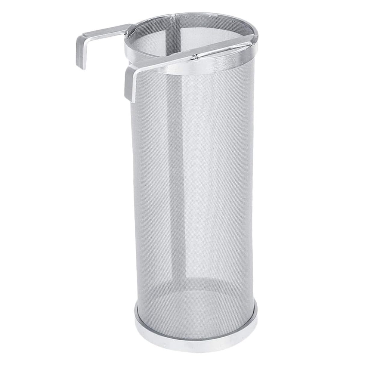 ABOOFAN 1Pc Multi Function Stainless Steel Wine Filter Barrel Portable Home Brewing Filter with Hook Easy to Clean and for Kettle Systems and Tea Making
