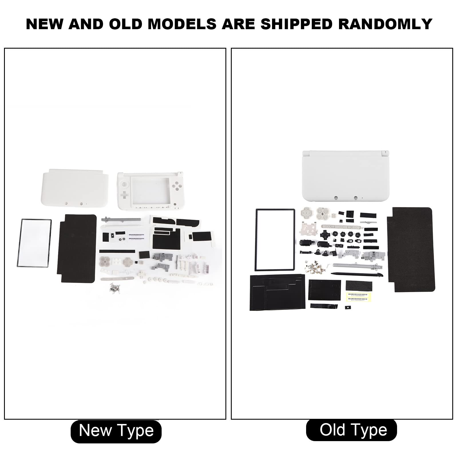 Aeun Funda para 3DSLL, Completa para 3DS XL (White)