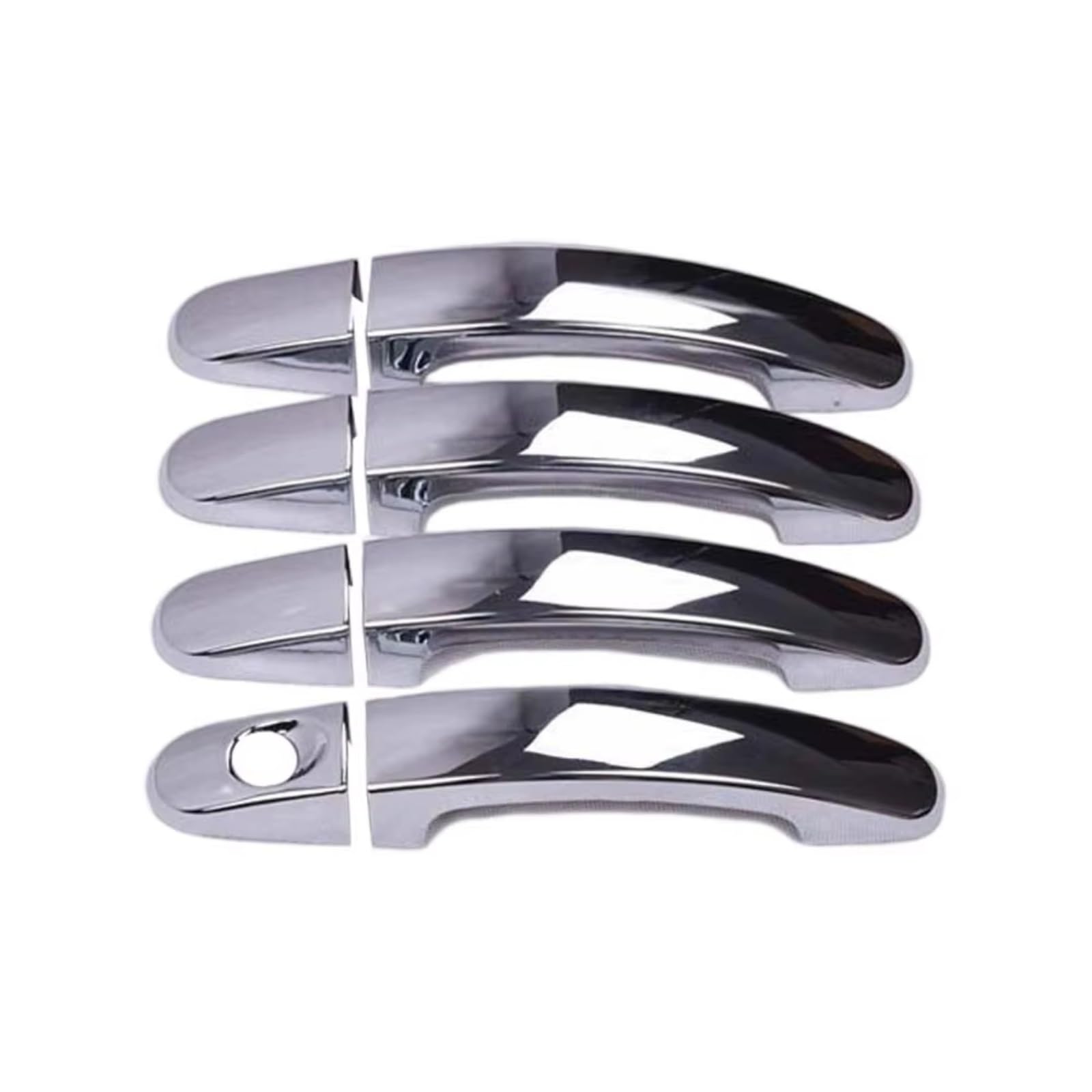 Qdzvalumv Silver Car Door Handles Cover Shell Compatible With Mazda For Bt-50 2012-2017 Car Exterior Door Handle Cover Decoration Styling Accessories Set(Silver)