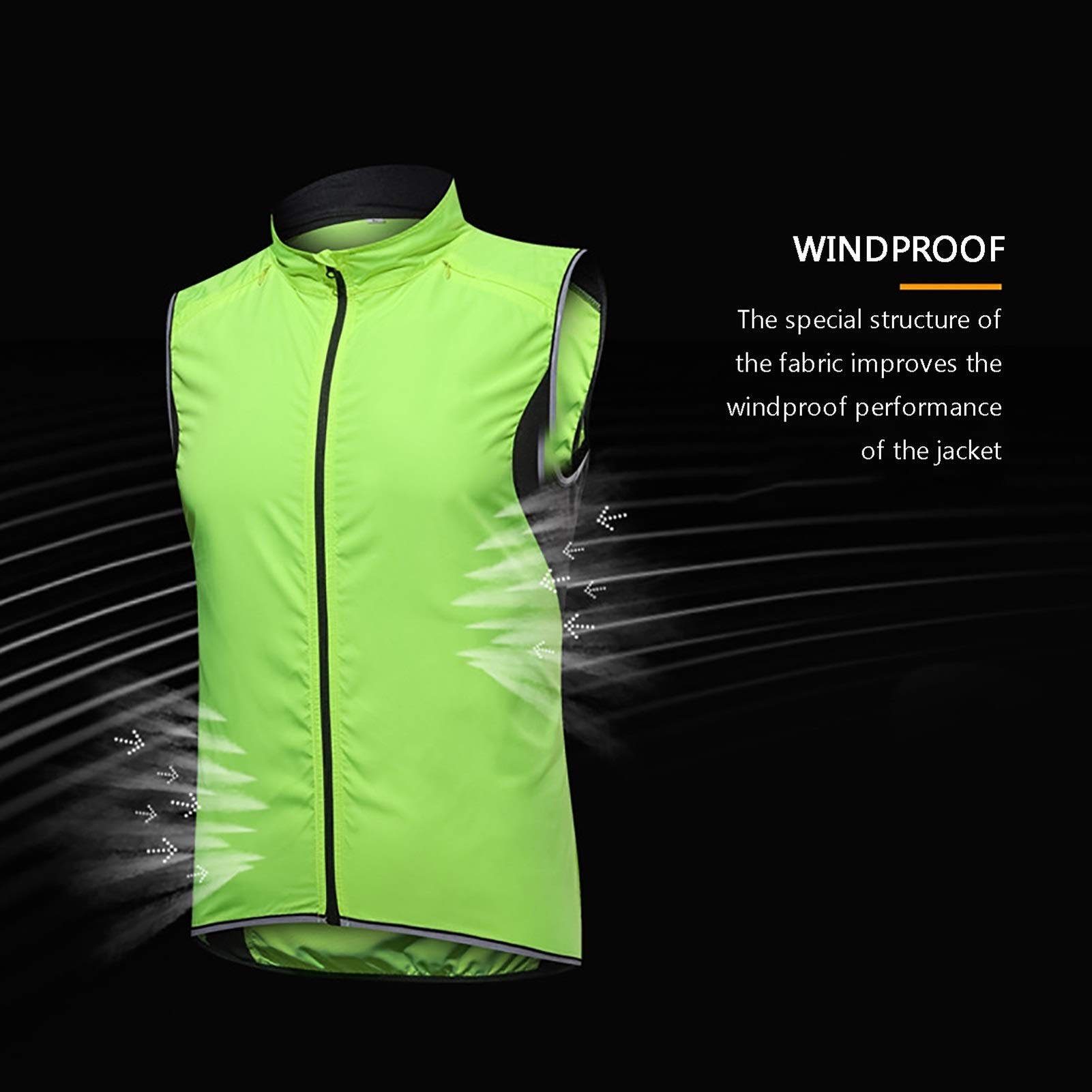 LXC Hombres Chaleco Ciclismo Sin Mangas Impermeable Antiviento Chaleco MTB con Tira Reflectante (Color : Purple, Size : 3XL)