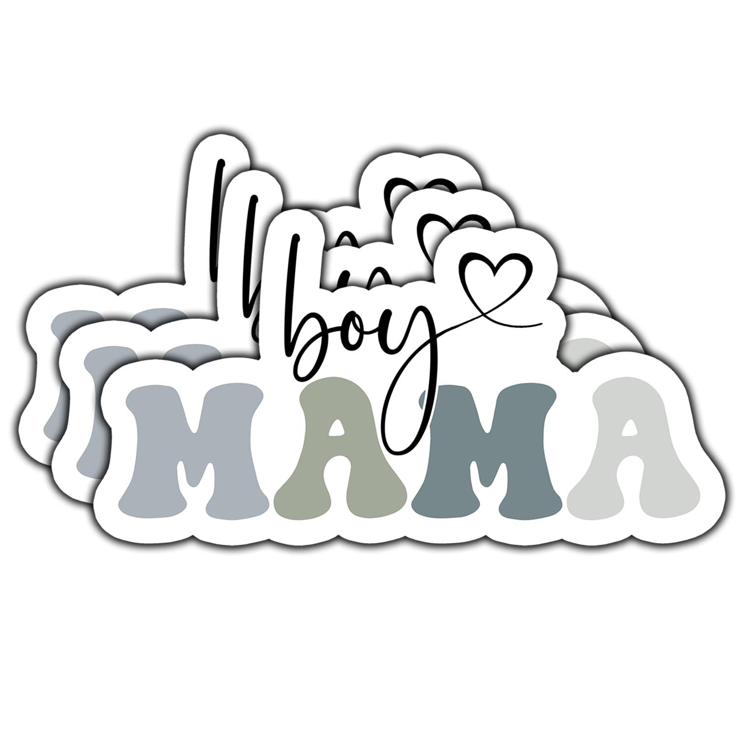 Photo 1 of (3Pcs) Boy Mama Sticker Gifts for Mom Motivational Quote Decals Grandma Waterproof Vinyl Stickers for Books Laptops Phone Water Bottles Tumbler Cup Kindle 3 Inch