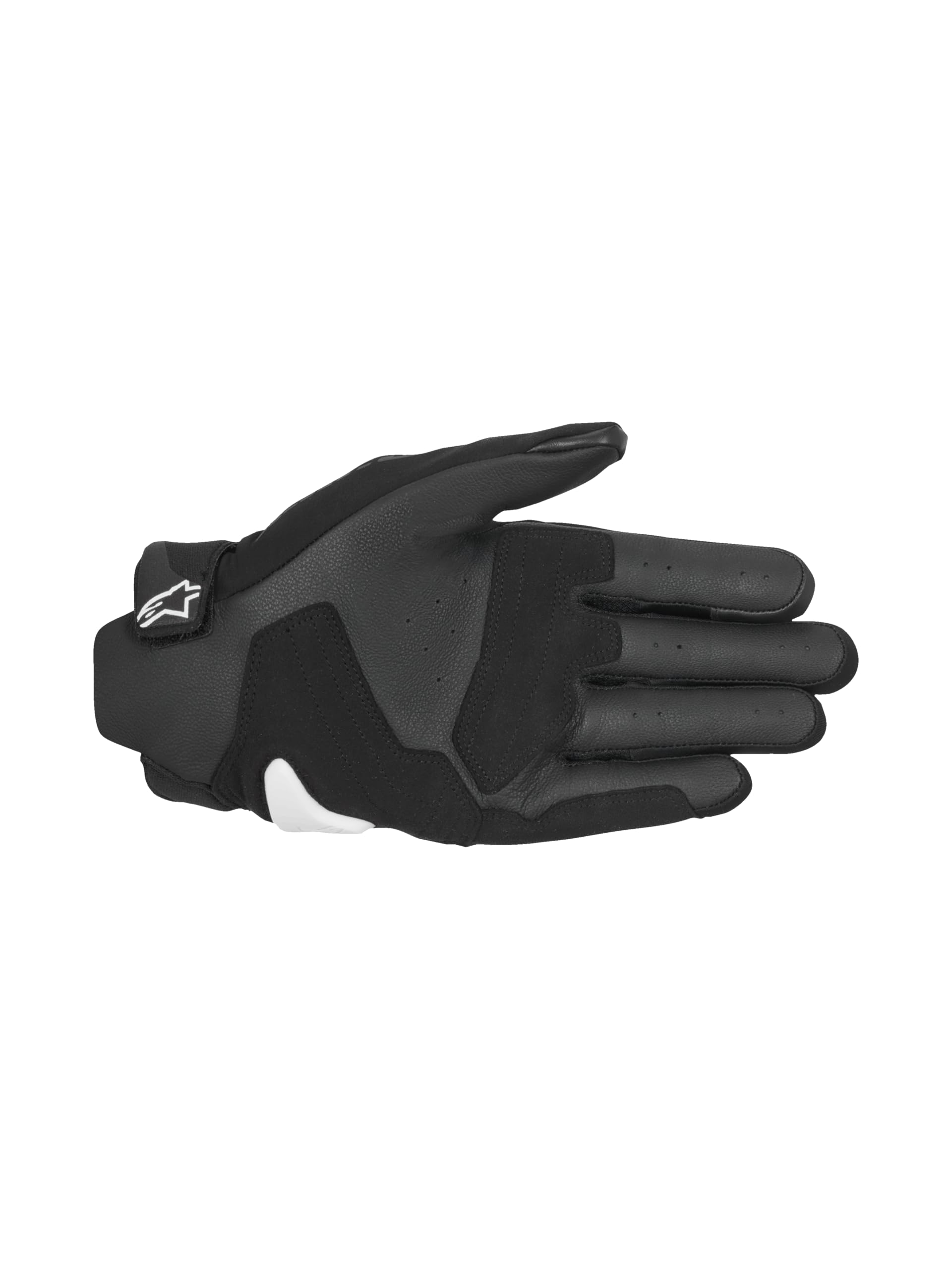 Alpinestars Lufthandschuhe SP X 5, hervorragende Belüftung und Schutz, sportliches Design, Touchscreen kompatibel, S, schwarz/schwarz