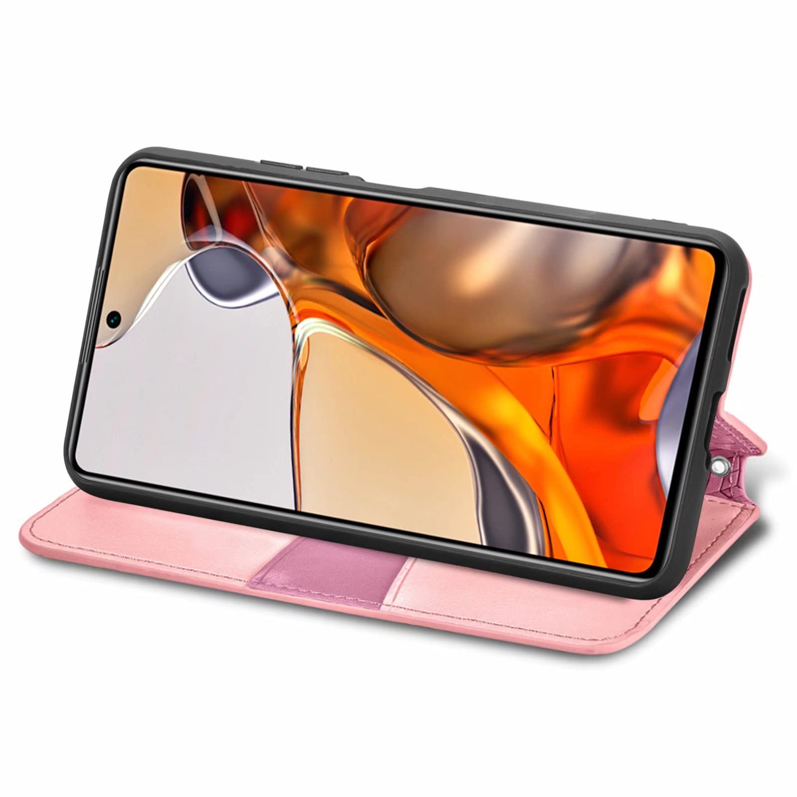 EASSGU Custodia per Nokia C12 (6.3 Inches) Flip Folio Cover