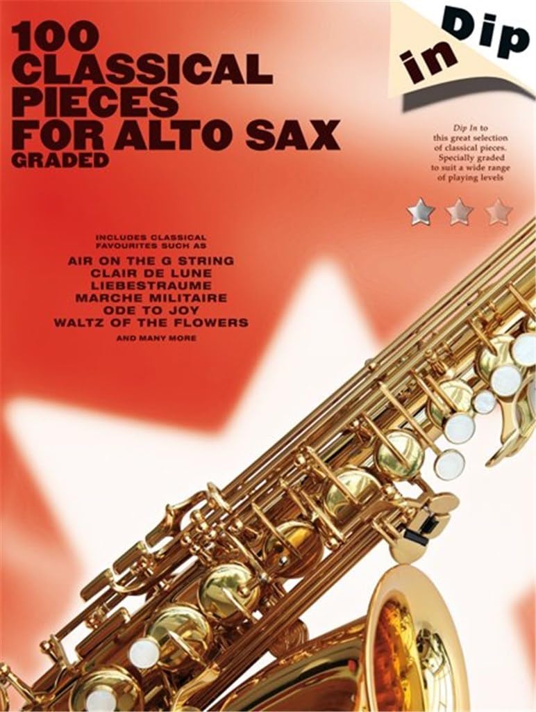 Jenni wheeler : dip in 100 classical pieces for alto sax graded - saxophone alto - recueil