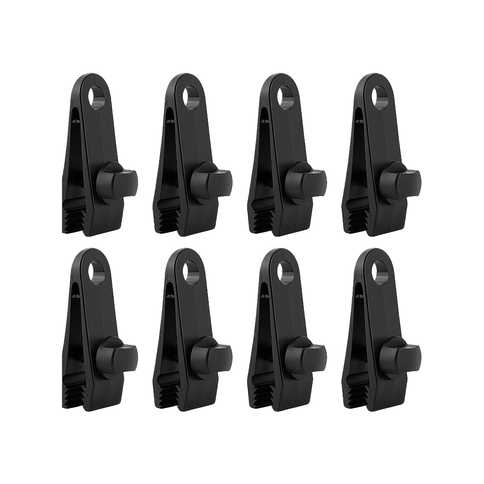 Tarps Fasteners Secure Anchoring Systems for Camping Outdoor Use Windproof Tarps Strap with Clip