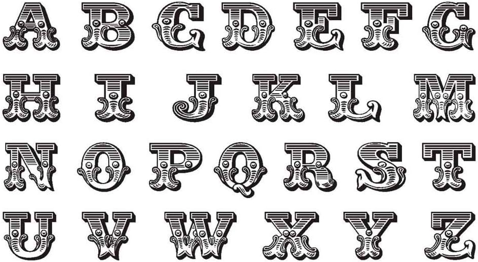 3 Sheets Black English Alphabet DIY Name Body Temporary Tattoos Fake Tattoos Designs Finger Art Stickers Tattoo Sticker