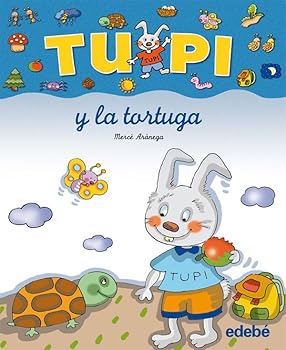 Hardcover Tupi y la tortuga (letra manuscrita) Book