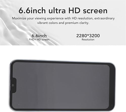 Miniatura 8 de Yunseity I14 Promax - Teléfono celular desbloqueado, pantalla HD de 6.6 pulgadas, teléfono inteligente 3G desbloqueado para Android 10, 4 GB de RAM,