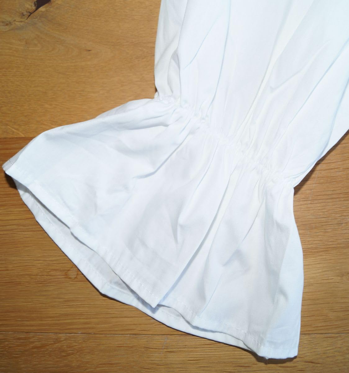 MAYLYNN 13711-XXL - Piratenhemd Rüschenhemd Mittelalter Hemd - Baumwolle, Größe XXL, weiß