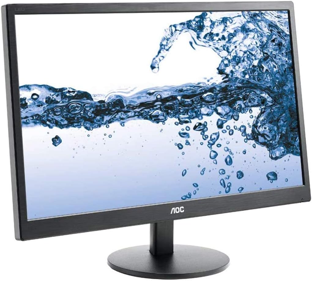 AOC E2270SWHN - 22 Inch FHD Monitor, 60Hz, TN, 5ms, Vesa 100 x 100, Tilt, Multimedia monitor (1920 x 1080 @ 60Hz, TN, 5ms, HDMI/VGA)
