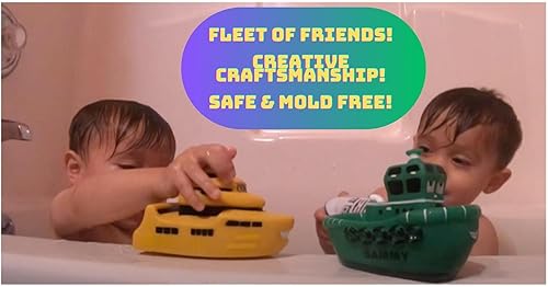 Miniatura 10 de ITTY Bitty Boats - Juguete educativo de baño para niños de 1 a 5 años, juguete de baño para niños de 1 a 5 años, juguete de piscina para niños