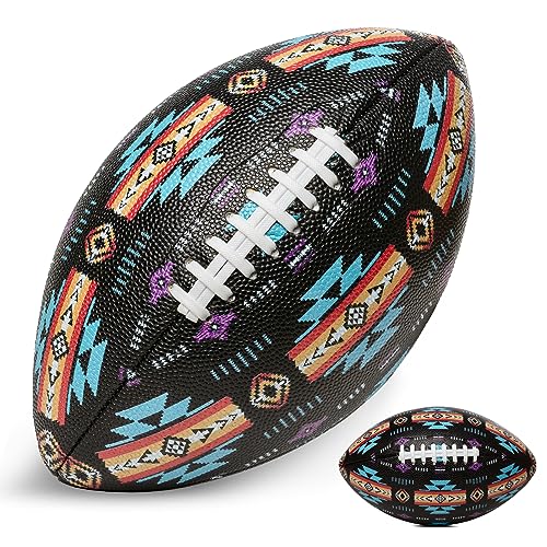 Football in USA, Hand Sewn Youth Size Ball, Textured Grip, Suitable for Children and Teenagers to Practice, Play and Play, Indoor and Outdoor All Day Long -8
