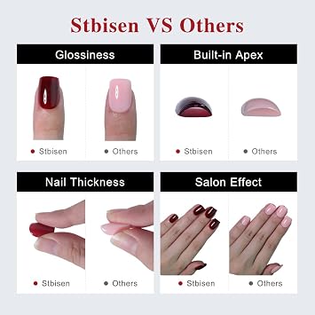 Press On Nails ショートスクエア、ヌードピンクフェイクネイル、ホワイトフローラル&グラデーションフレンチチップデザイン、再利用可能なスティックオンネイル、日常着に最適、ナチュラルで洗練されたタッチを提供、30個
