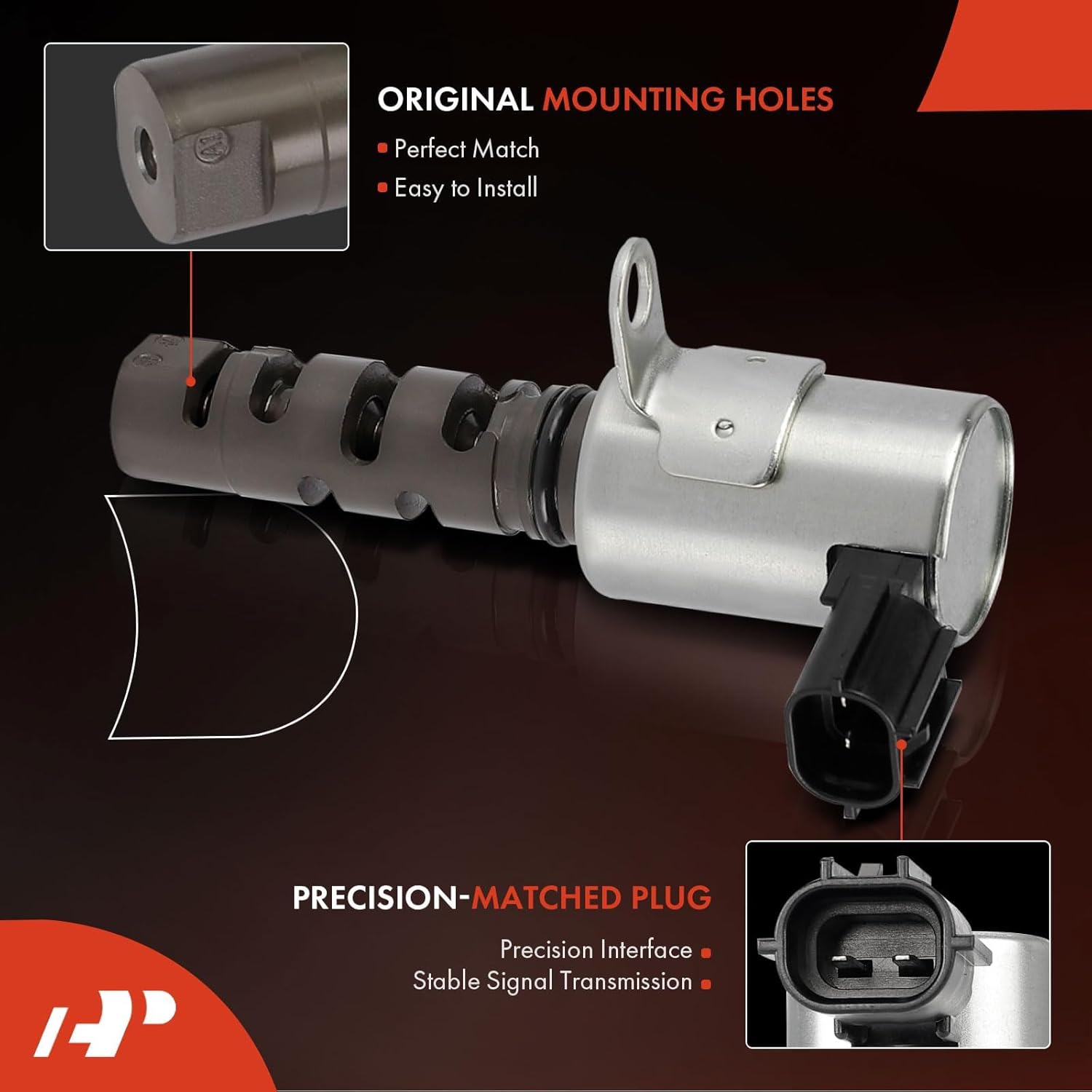 A-Premium 2-PC Intake and Exhaust Engine Variable Valve Timing (VVT) Solenoid Compatible with Jeep Compass 2007-2017, Patriot 2007-2017 & Dodge Journey, Avenger, Caliber & Chrysler 200, Sebring