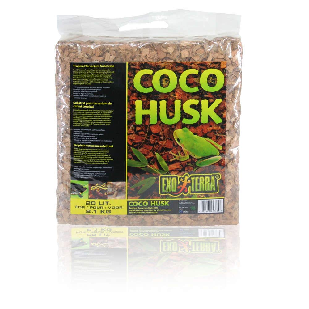 Exoterra Coco Husk Substrat dla gadów i płaszczy, 20 l