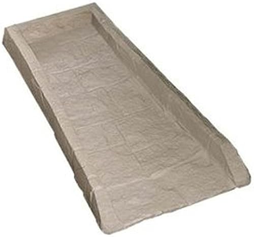 Miniatura 28 de Suncast Compuesto de poliéster fácil de usar, decorativo para exteriores, canaleta de lluvia Downspout, bloque de salpicaduras para desagües debajo