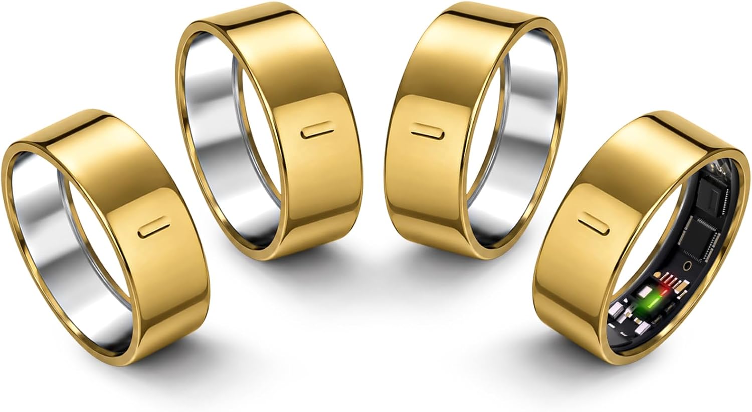 4 Pack TPU Cover Compatible with Ultrahuman Ring Air Case Size 5-12