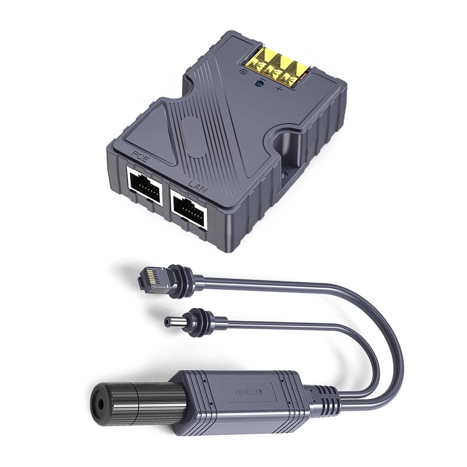 Inyectores de alimentación a través de Ethernet, divisor de alimentación a través de red Ethernet para kits de Internet por satélite, accesorios de conexión a Internet por satélite