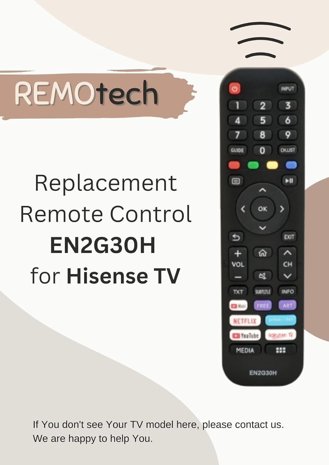 Telecomando originale HISENSE EN2G30H (T269780) - Mandis Shop