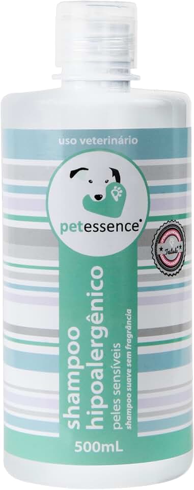 PetEssence Shampoo Pet Essence Hipoalergênico Para Cães E Gatos - 500 Ml