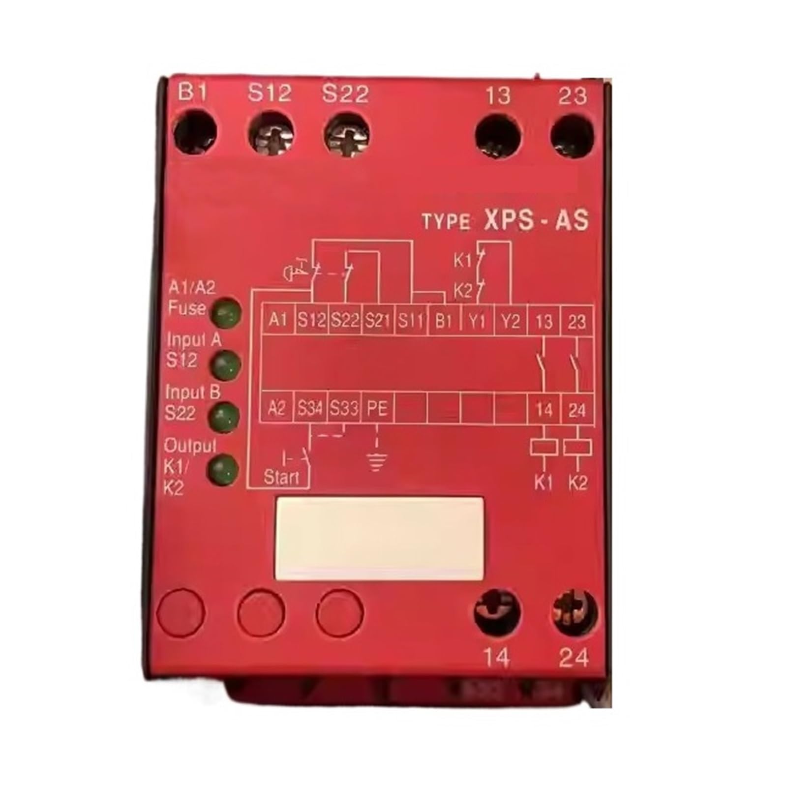 ZVQYSGIW 1PCS XPS-AS XPSAS5140 24VDC/AC Relay Module Used