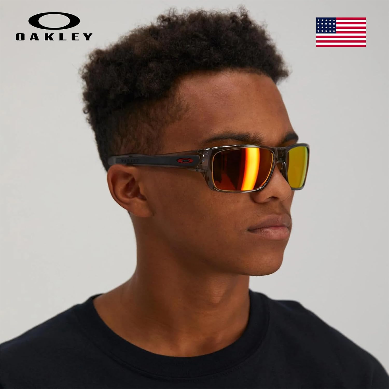 Oakley TURBINE OO9263 Rectangle Shape Sunglasses With Official Eyewear Kit