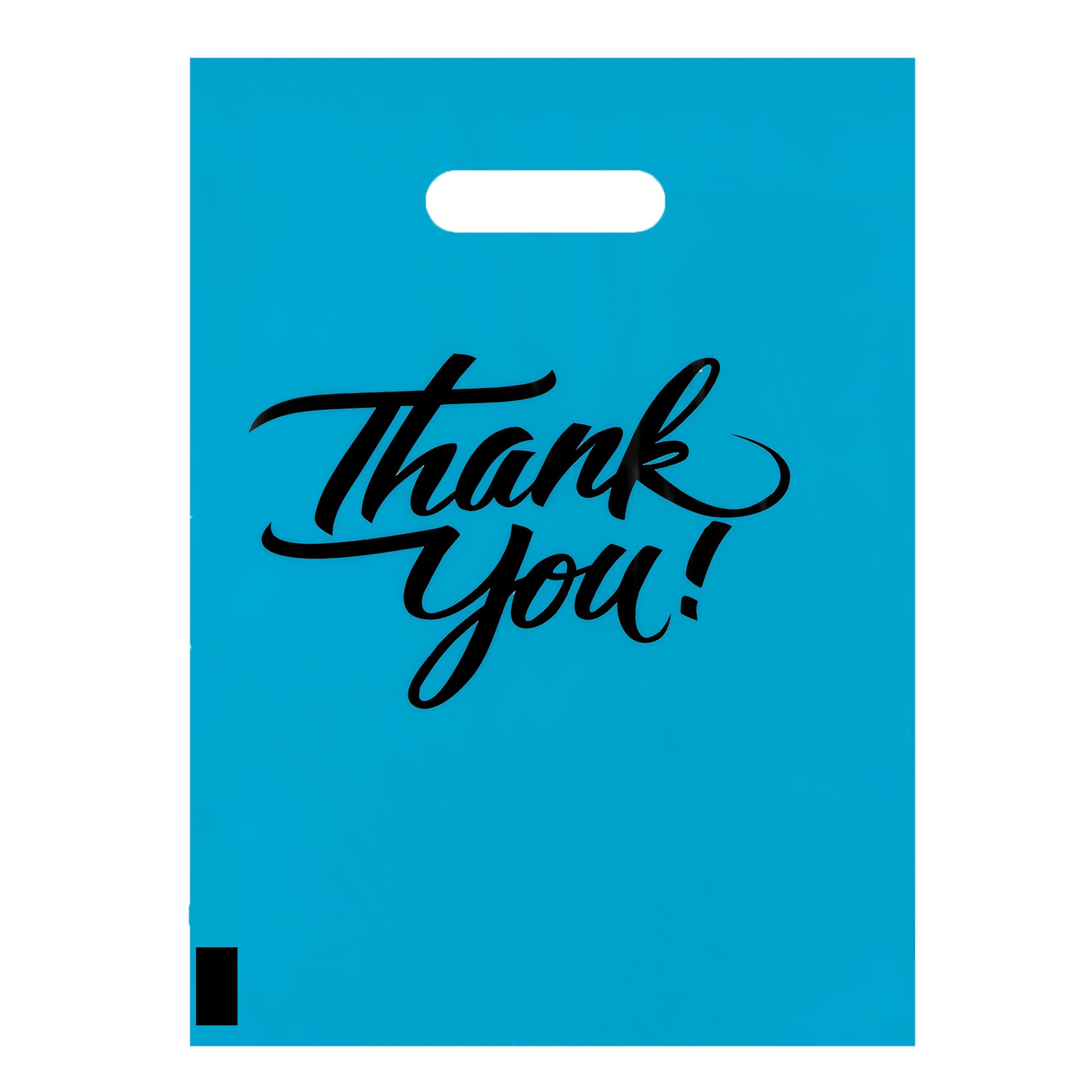 Infinite Pack Thank You Merchandise Bags, Die Cut Handles, Retail Shopping Bags for Boutique - Choose Color & Size