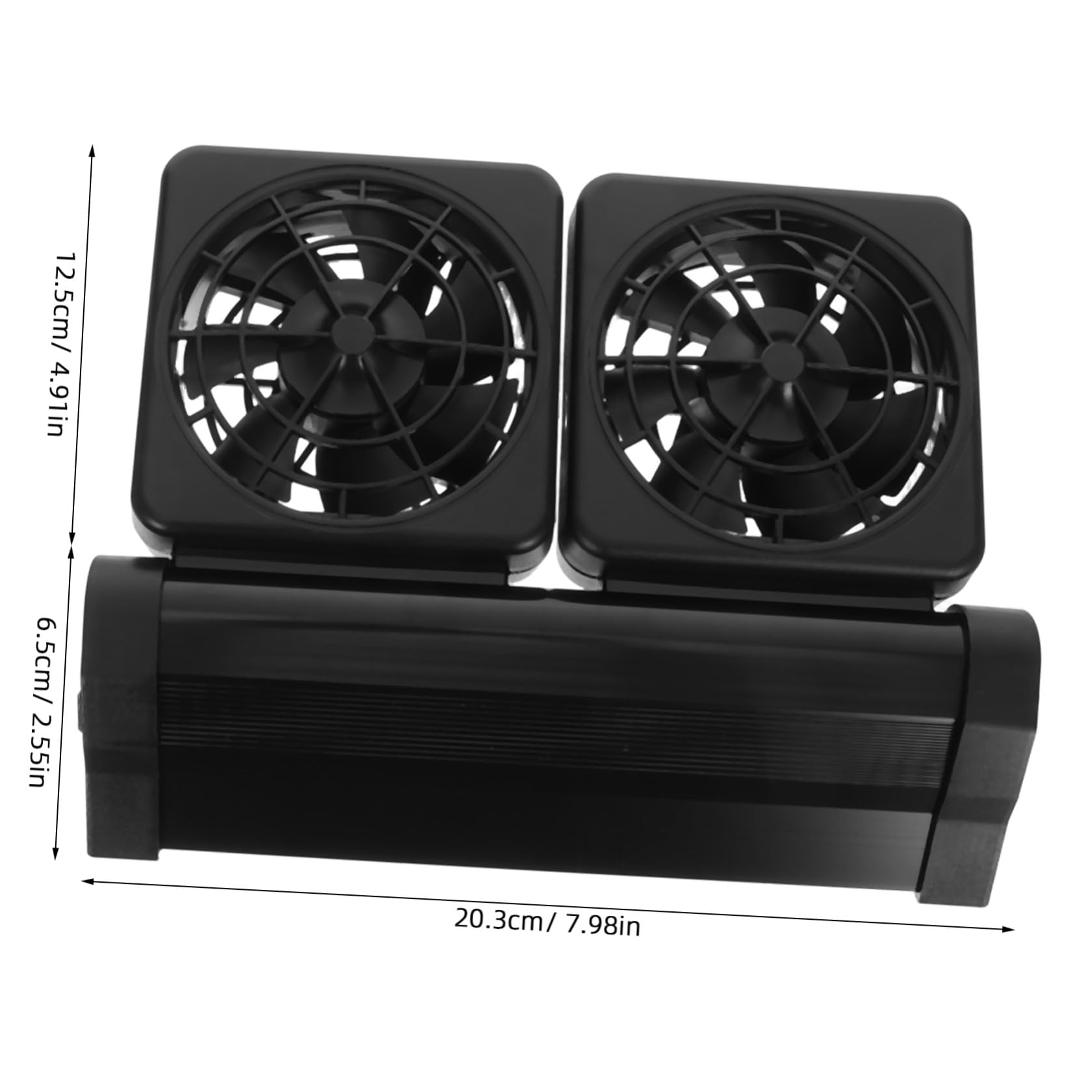 Ventilador Enfriador de Pecera Silencioso con Dos Cabezales 2x1.9w