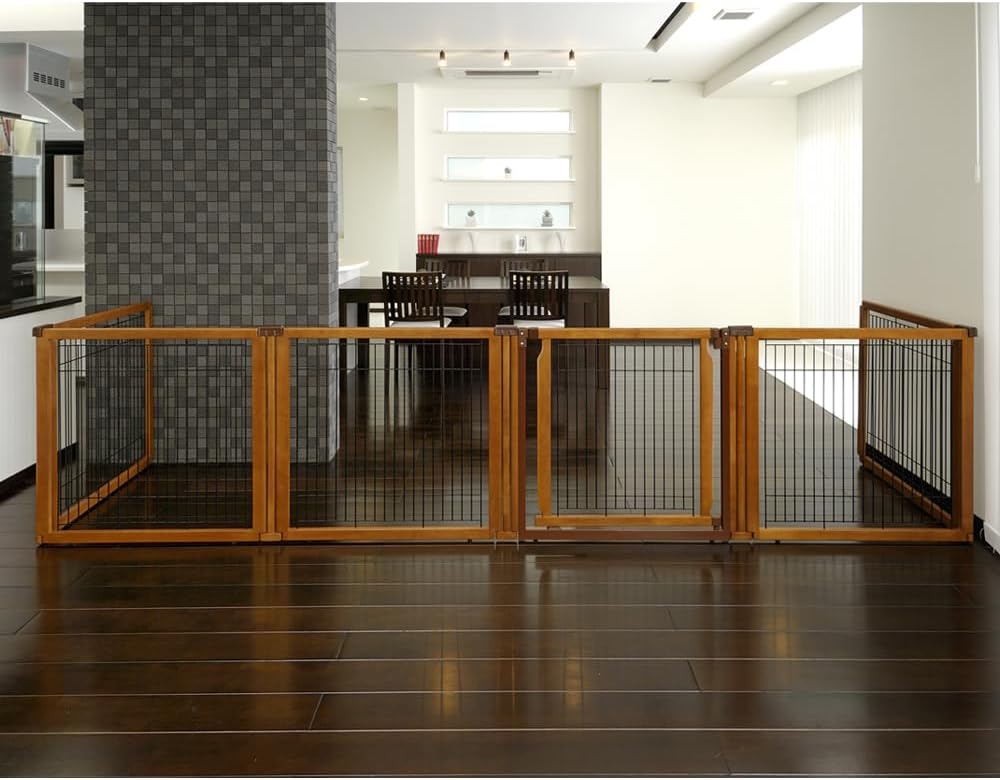 Richell 3-in-1 Convertible Elite Pet Gate, 6-Panel image 5