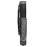 Longridge 5 Inch Sunday Golf Bag Black/Silver